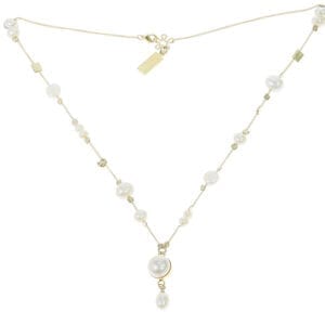 Freshwater Pearl Drop Necklace, White