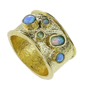 Textured Opal Ring