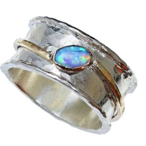 Silver 9k Gold Ring