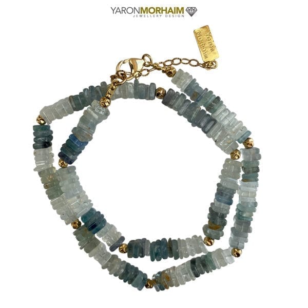 Blue Apatite Aquamarine necklace