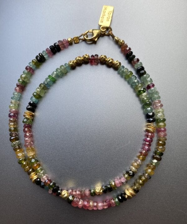 Multi Colour Tourmaline Necklace