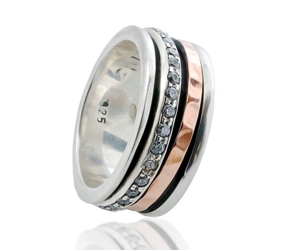 Silver Rose Gold Ring