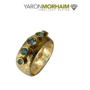 Handmade Blue Topaz Ring