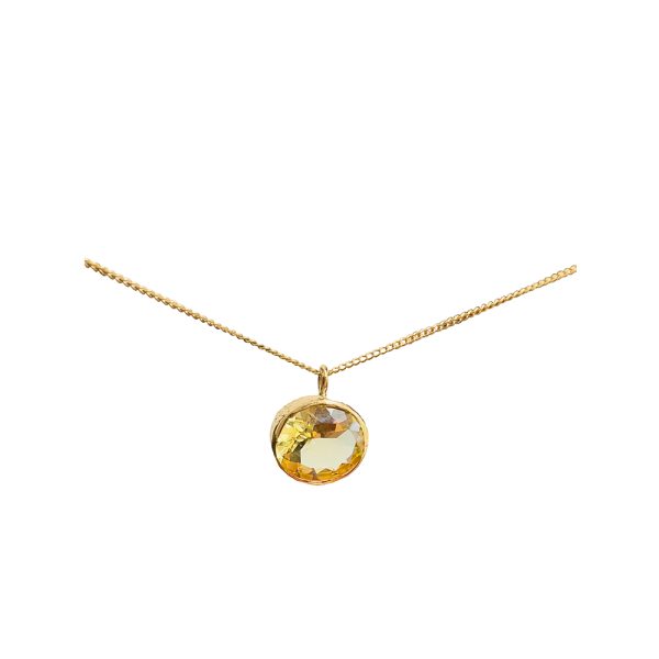 Belle Epoque Lemon Quartz Necklace - Image 4
