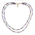 Wind Dance Pink Tourmaline Double Necklace - Image 2