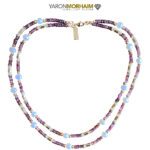 Wind Dance Pink Tourmaline Double Necklace