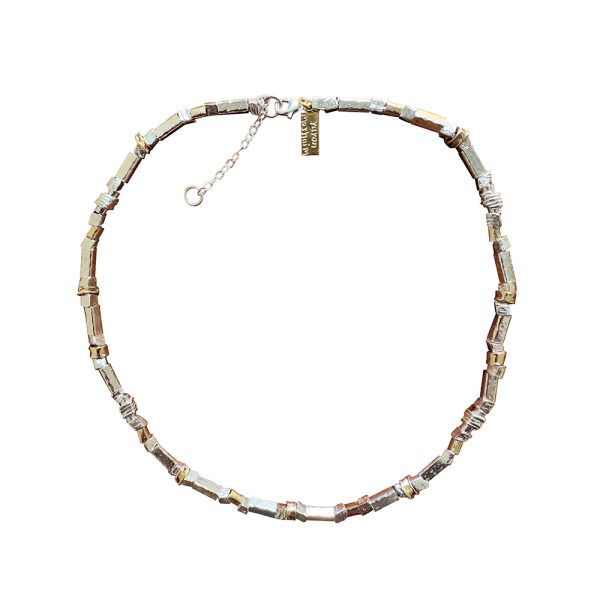 Organic Two Tone Necklace - Image 4