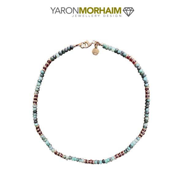 Forest Song Emerald & Garnet Necklace - Image 2