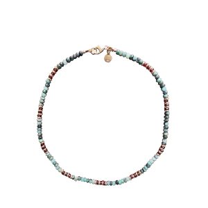 Forest Song Emerald & Garnet Necklace