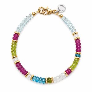 Flower Market Multi-Colour Gemstone Bracelet