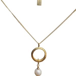 Yaron Morhaim Pearl Necklace Natural Freshwater Pearls With Gold Vermeil