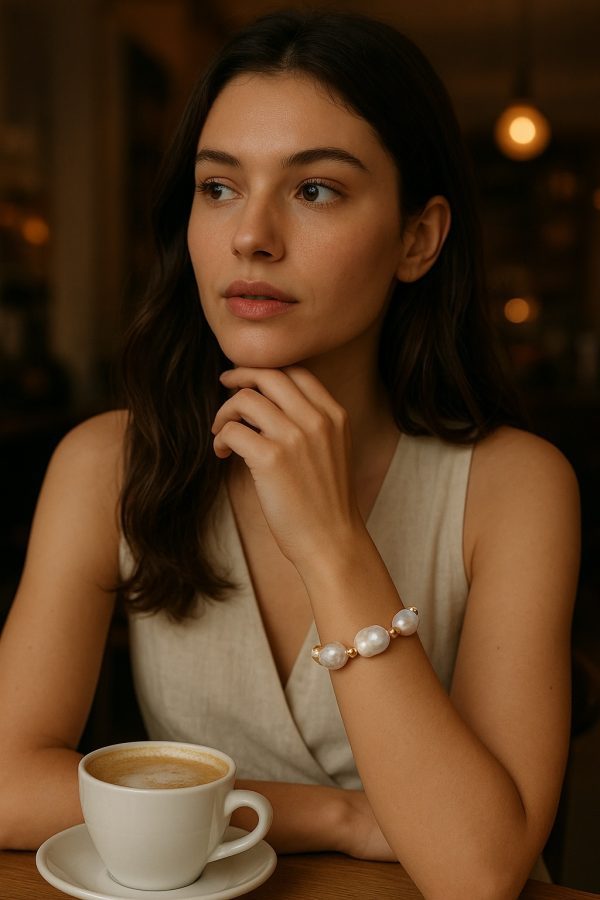 Margot Baroque Pearl Bracelet - Image 4
