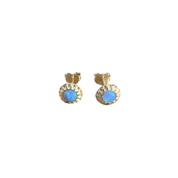 Mystic Aura Opal Studs