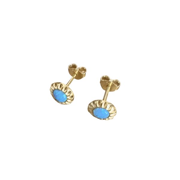 Mystic Aura Opal Studs - Image 2