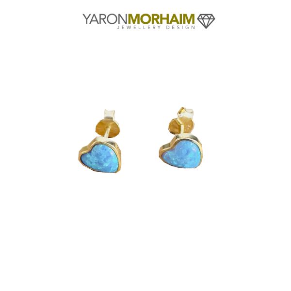 Golden Glow Opal Hearts - Image 3