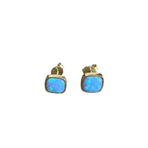Aurora Vermeil Opal Studs