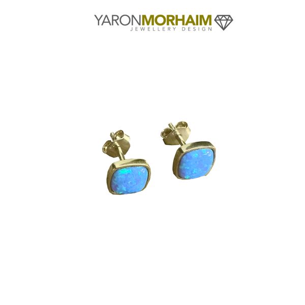Aurora Vermeil Opal Studs - Image 2