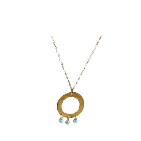Golden Glow & Opal Magic Necklace - Image 2