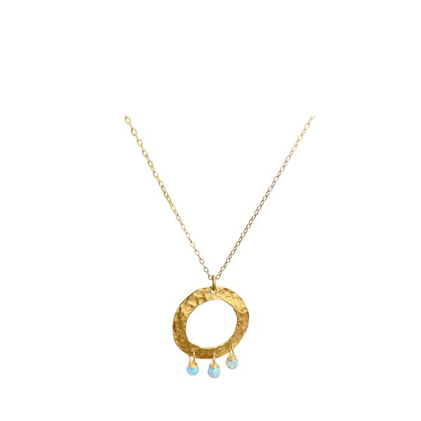 Golden Glow & Opal Magic Necklace