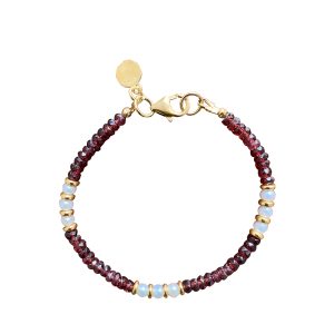 Echoes of Brazil Garnet Bracelet