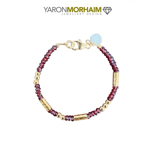 Crimson Flame Garnet Bracelet - Image 2