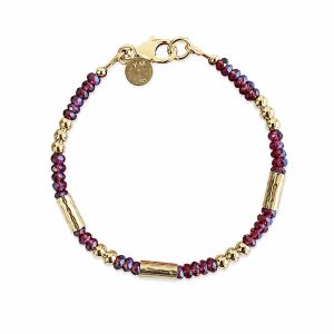 Crimson Flame Garnet Bracelet | Yaron Morhaim