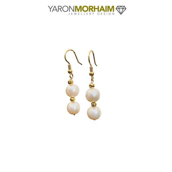 Moonlit Pearl Earrings - Image 2