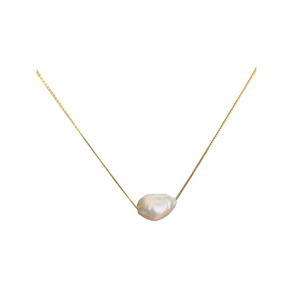 Golden Drift Baroque Necklace - Image 3