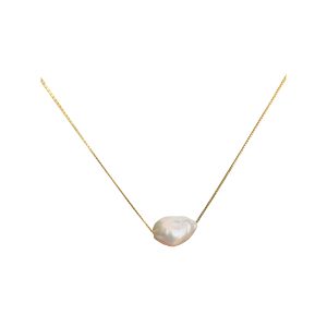 Golden Drift Baroque Necklace