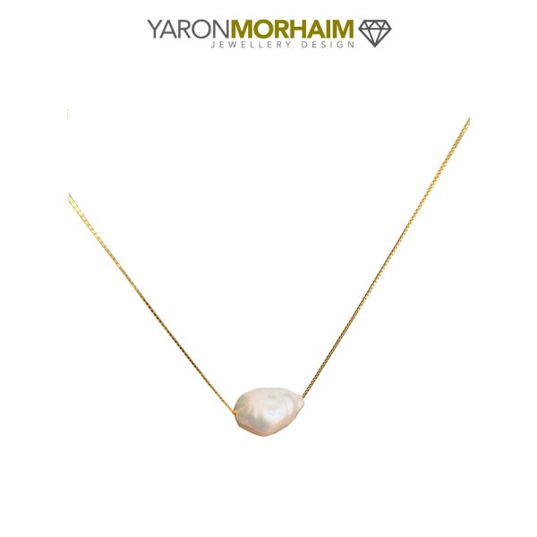 Golden Drift Baroque Necklace - Image 4