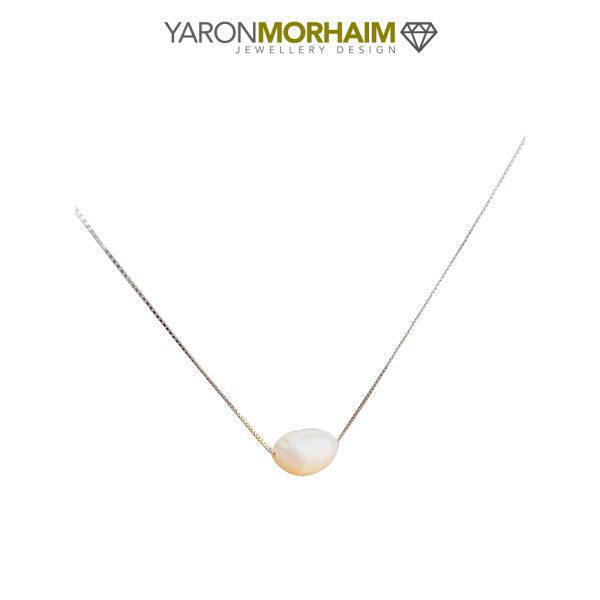 Moonlit Baroque Pearl Necklace - Image 4