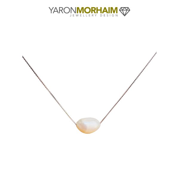 Moonlit Baroque Pearl Necklace - Image 3