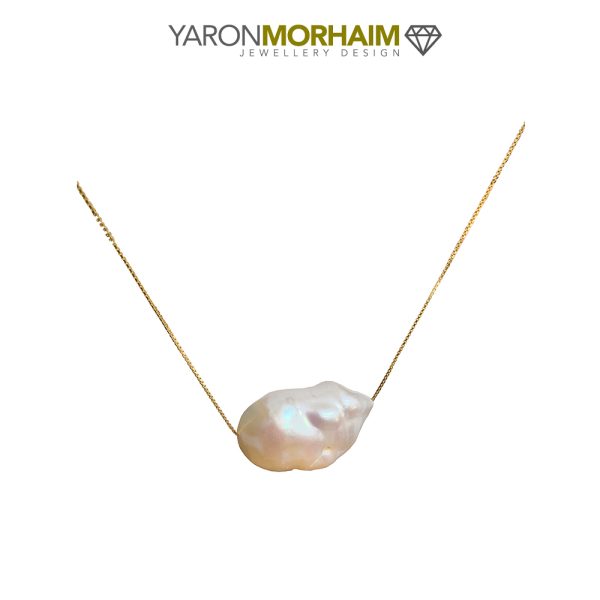 Moonlit Baroque Pearl Necklace - Image 5