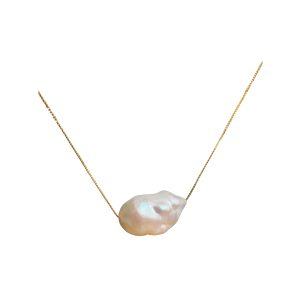 Moonlit Baroque Pearl Necklace
